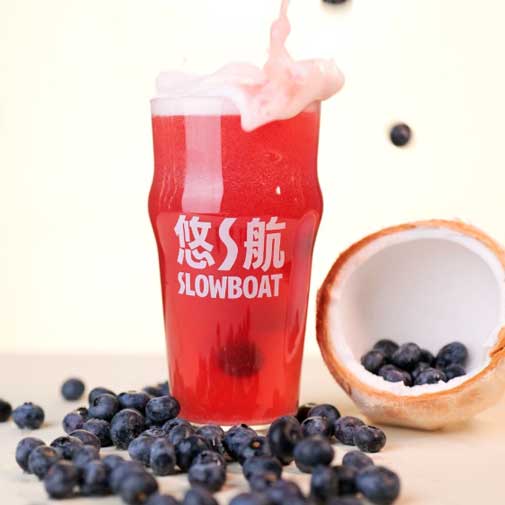 悠悠乐乐茶啤：蓝莓椰子
